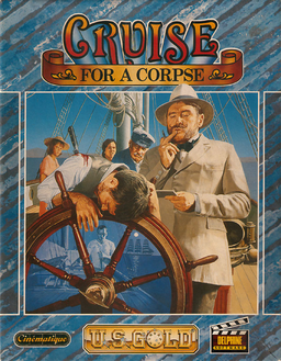 Cruise for a Corpse box art for Atari ST